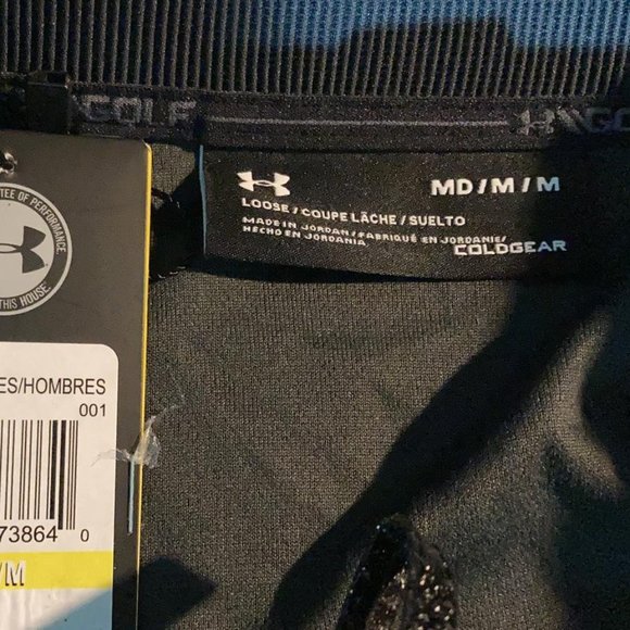 Under Armour Storm Sf Heather Snap Mock Sweater M - Picture 5 of 5